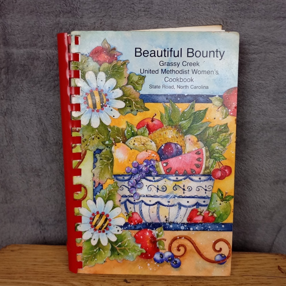 Grassy Creek‎ United Methodist Church Cookbook State Road, NC Spiral Vintage